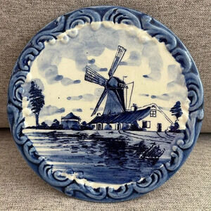Delft Blauw Holland Hand Painted Decorative Wall Plate